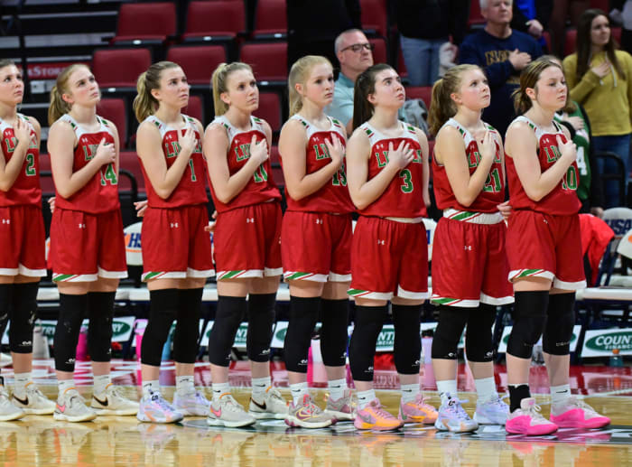 Lincoln Chatham Glenwood Illinois 3A girls basketball championship March 2 2024 Tim Vizer 26327